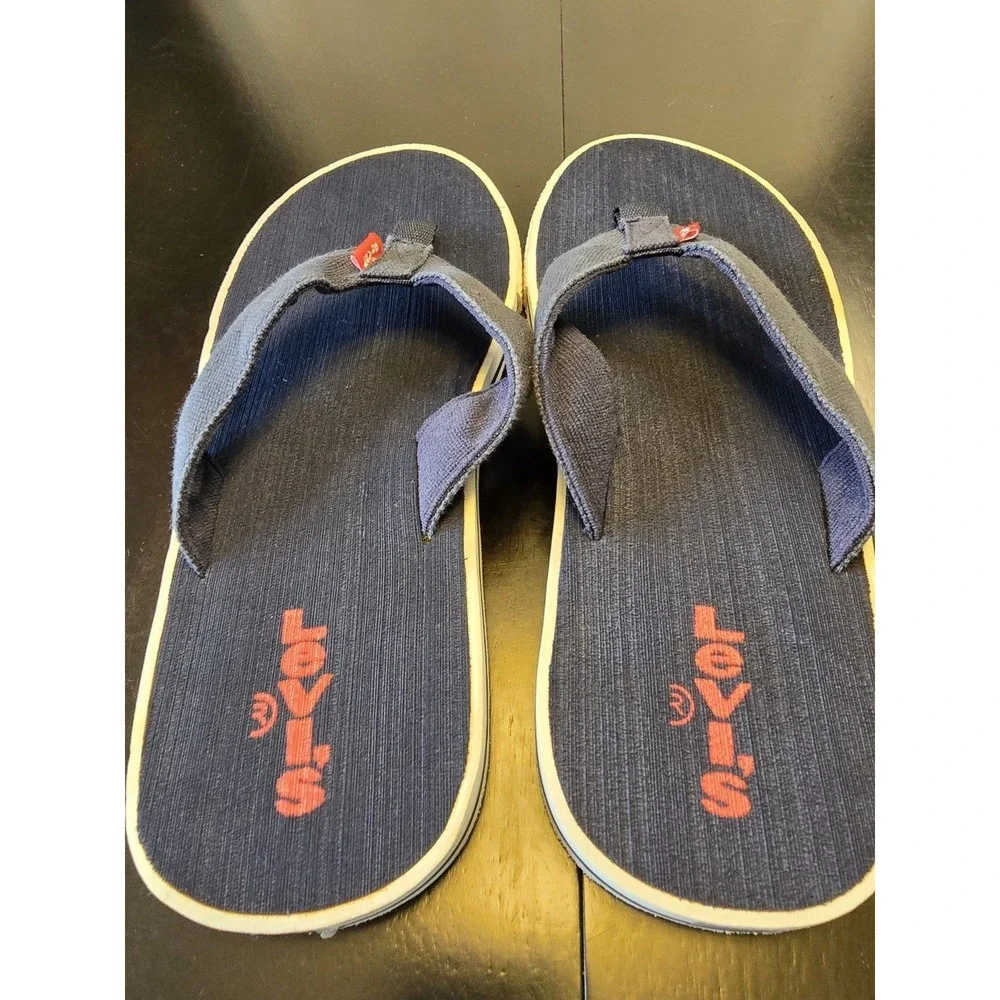 Levi's Canvas Thong‎ Flip-Flops, Men's Medium 9-10